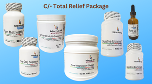 C/- Total Relief Package (Multi-Balance, PM, P-COQ-S, P-D3, DE1, DE2, PM-Chelate) 10% Descuento