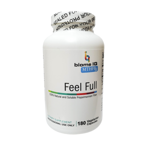 Feel Full proporciona la fibra dietética natural necesaria para favorecer la regularidad intestinal. Feel Full, un prebiótico clínicamente probado para reducir el azúcar y los desequilibrios hormonales, permite que el cuerpo se sienta lleno y satisfecho, lo que significa que se come menos.